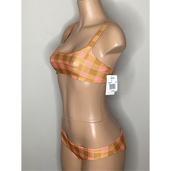 New. L*SPACE gingham bikini. Small. Retails $189 - Picture 4 of 12
